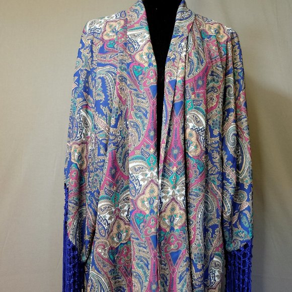Tularosa X Revolve | M | Lou Paisley Oversized Kimono - Picture 1 of 8